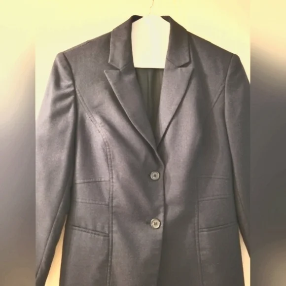 Jones New York Stretch Ladies Midnight Blue Blazer (Size 4) - Picture 7 of 10